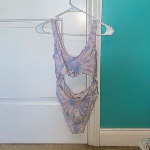 Never worn Hollister one piece swim suit. Size medium.